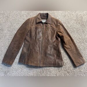 Vintage Wilsons Leather Women's Tan Leather Jacket